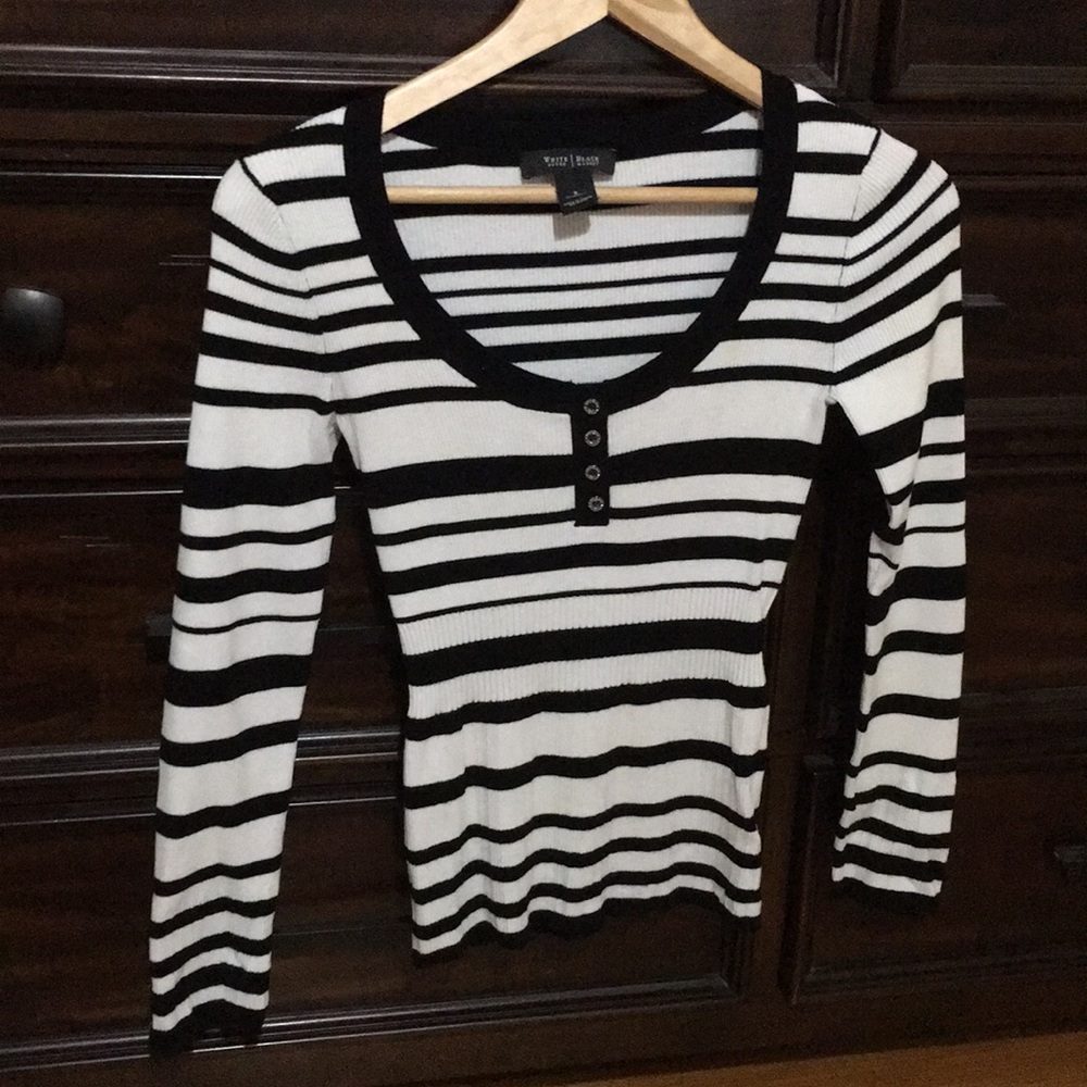 **WHBM Striped Sweater